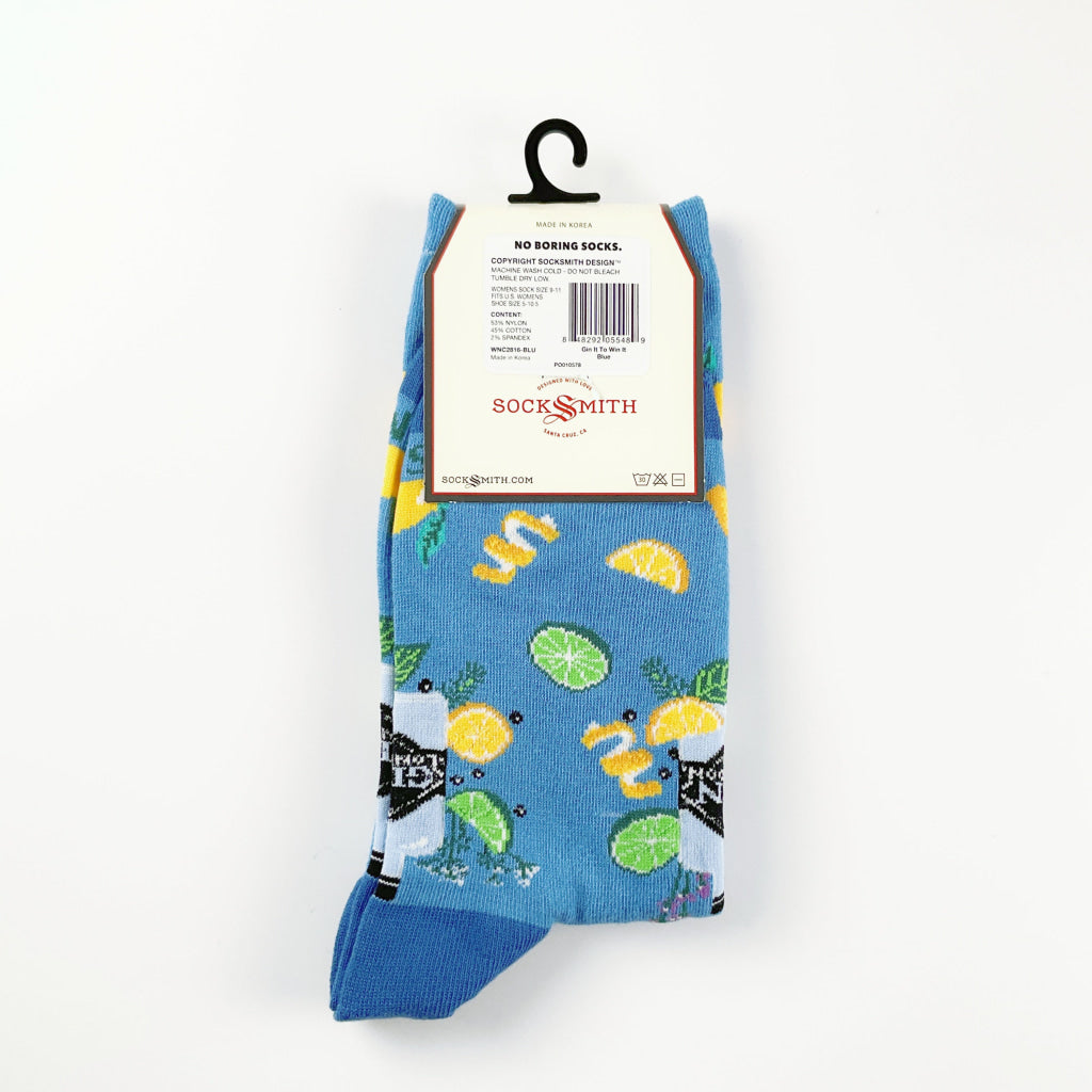 Sock Smith - Gin It Win Blue