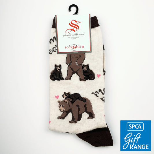 Sock Smith - Mama Bear Ivory Heather