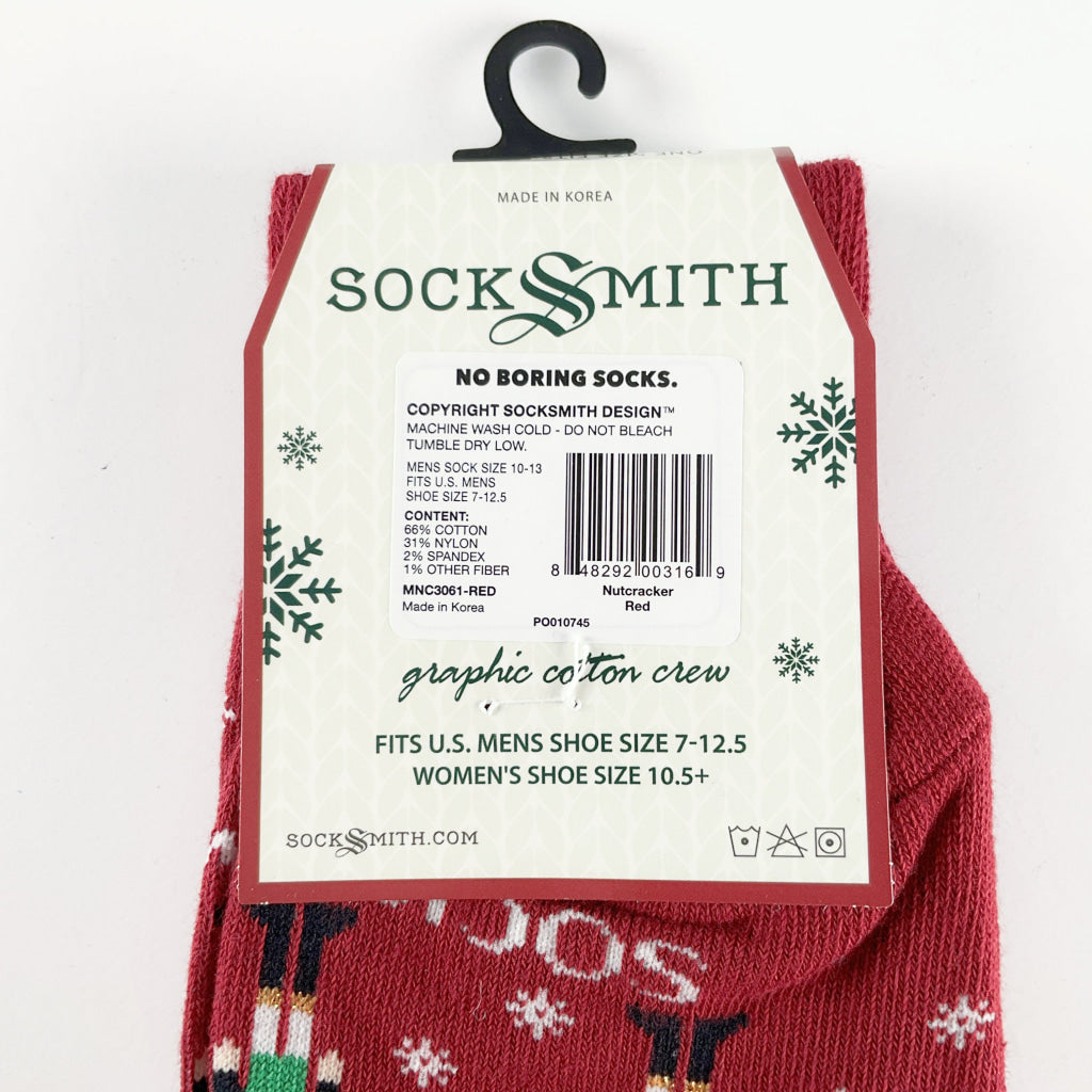 Sock Smith - Nutcracker Red