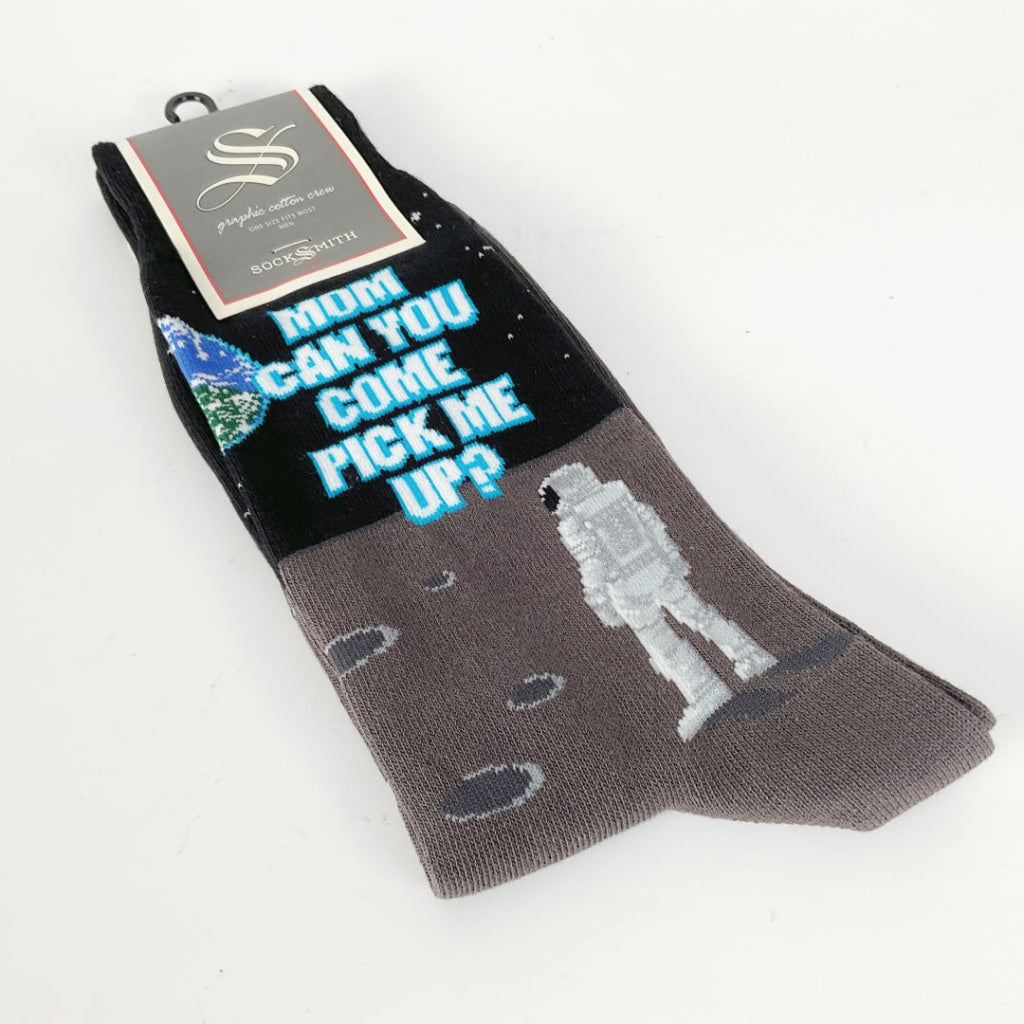Sock Smith - Pick Me Up Mom! - Black