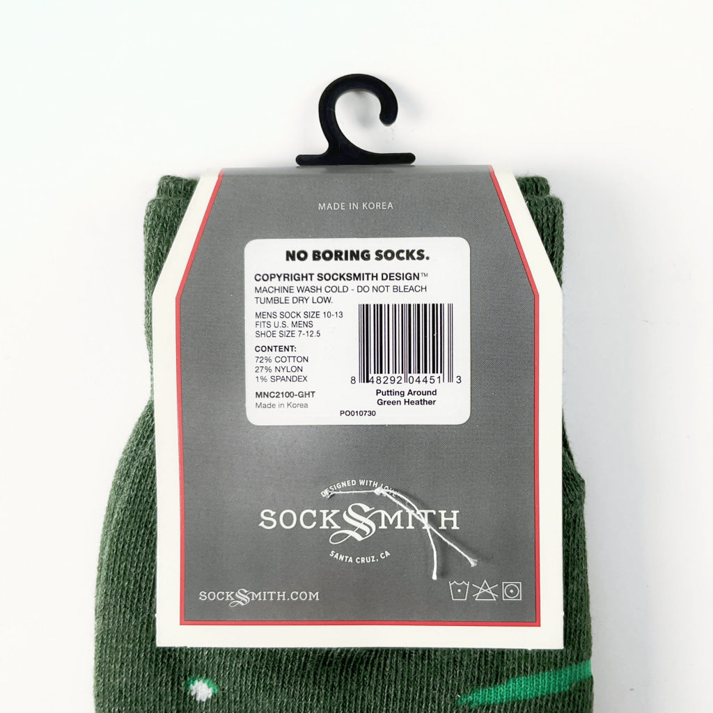 Sock Smith - Putting Around Green Heather