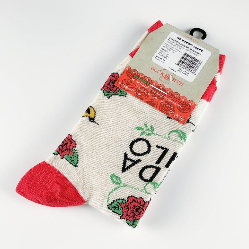 Sock Smith - Viva La Frida Ivory Heather