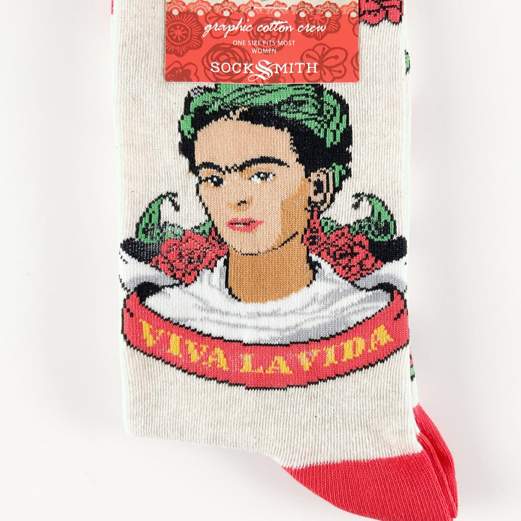 Sock Smith - Viva La Frida Ivory Heather