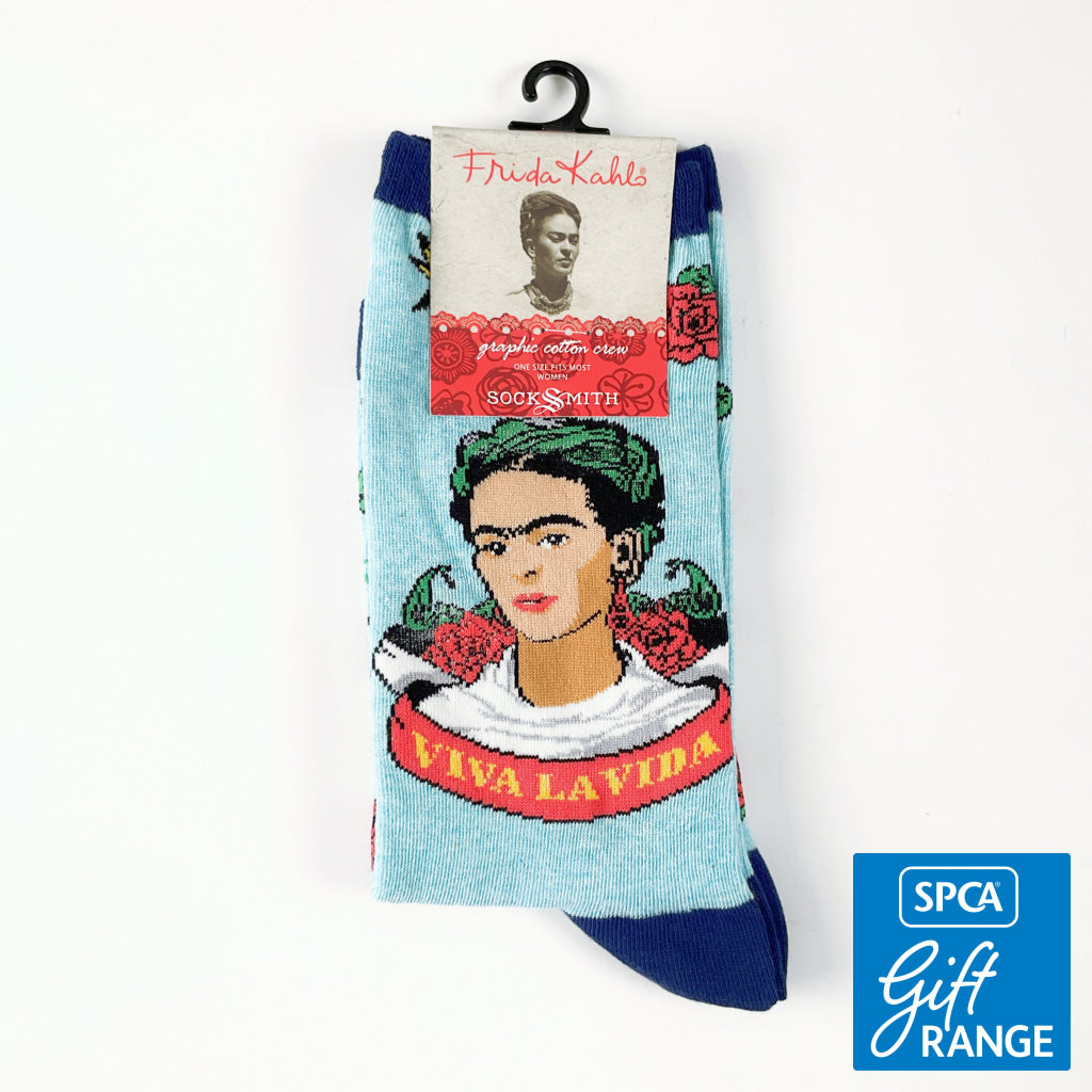 Sock Smith - Viva La Frida Sky Blue Heather