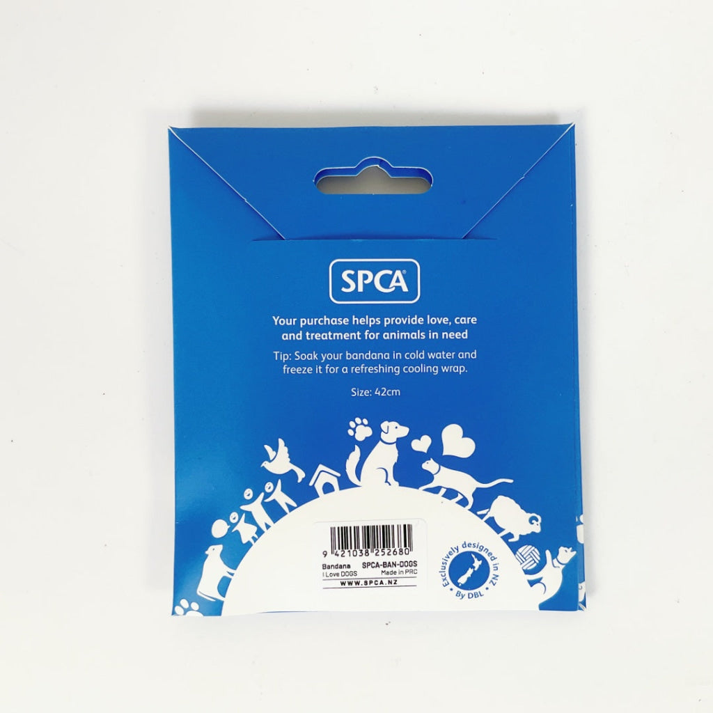 SPCA – BANDANA – I LOVE DOGS