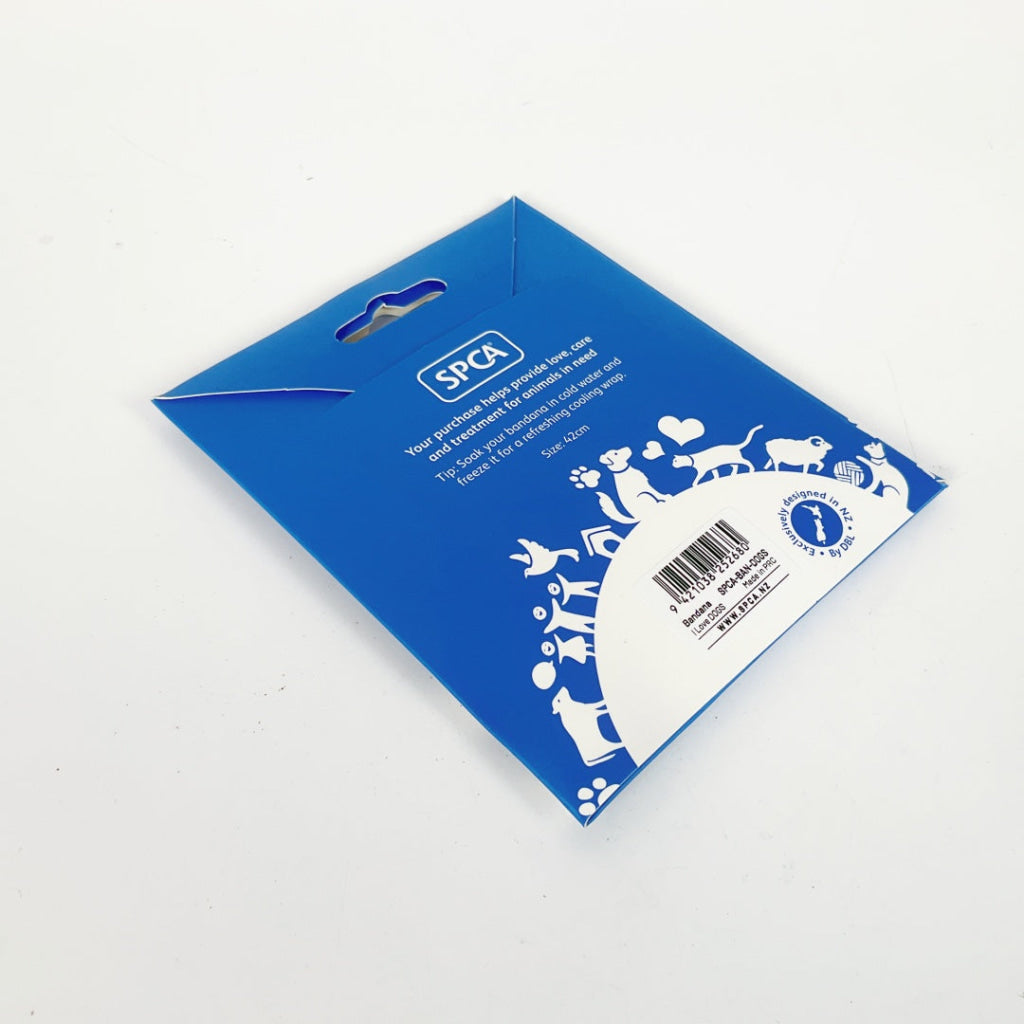 SPCA – BANDANA – I LOVE DOGS