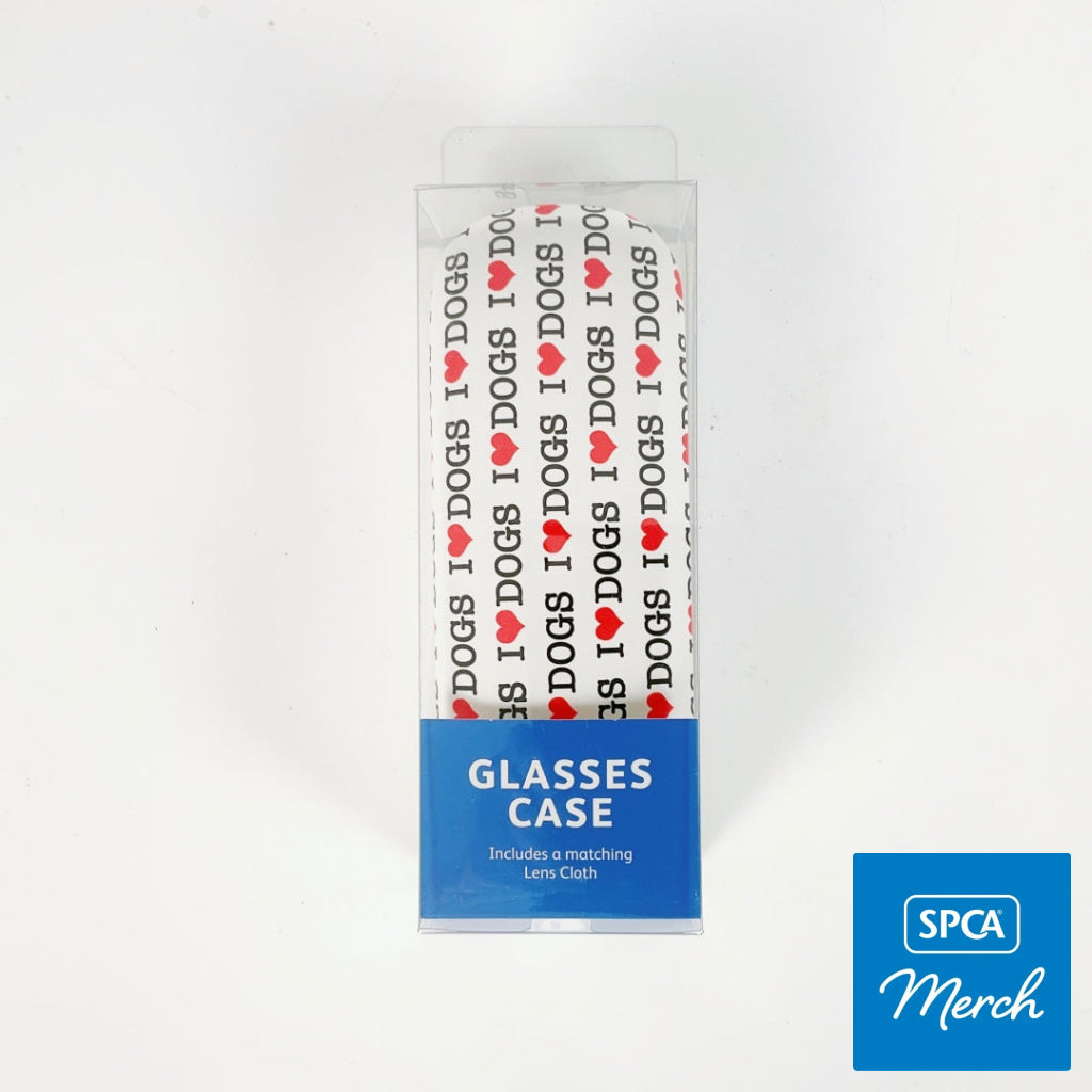 SPCA – GLASSES CASE – I LOVE DOGS