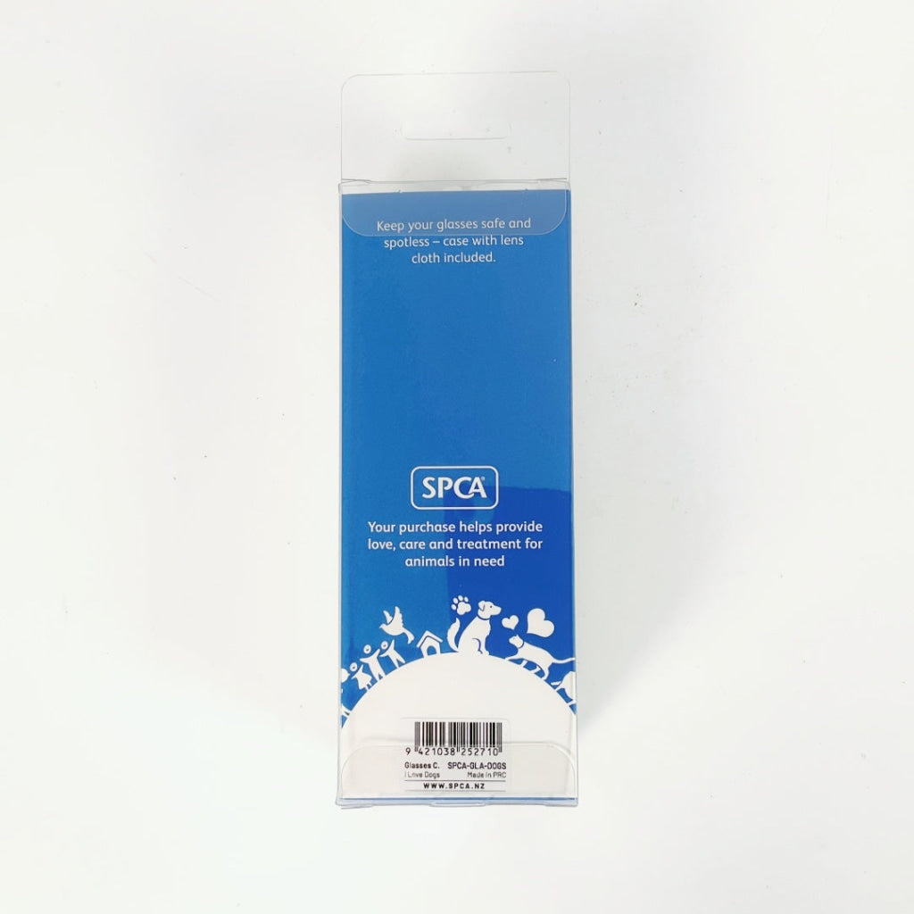 SPCA – GLASSES CASE – I LOVE DOGS
