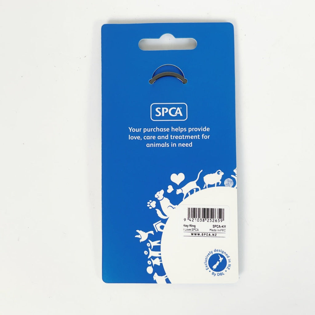 SPCA - KEY RING - I LOVE SPCA