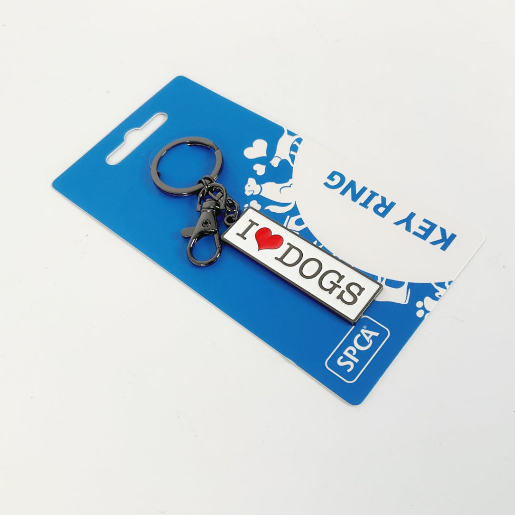 SPCA - KEY RING - I LOVE DOGS