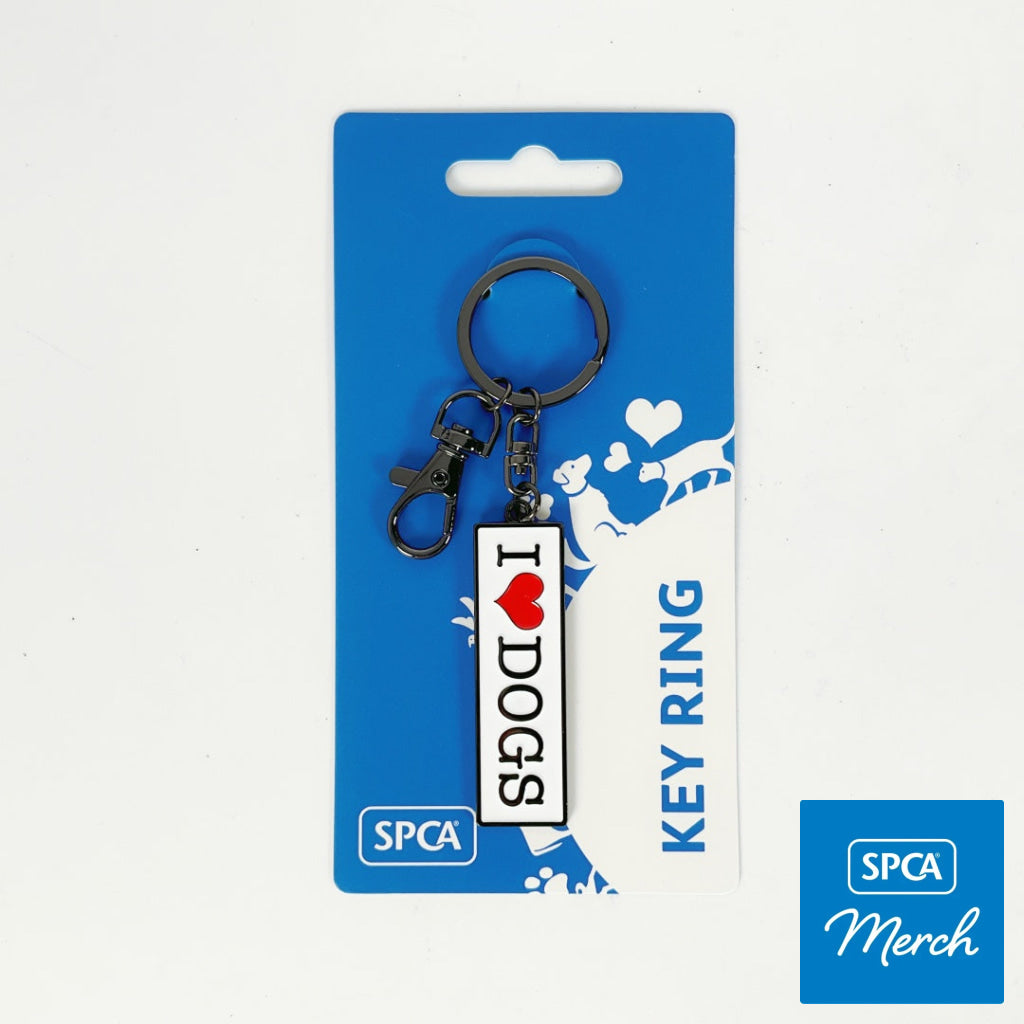 SPCA - KEY RING - I LOVE DOGS