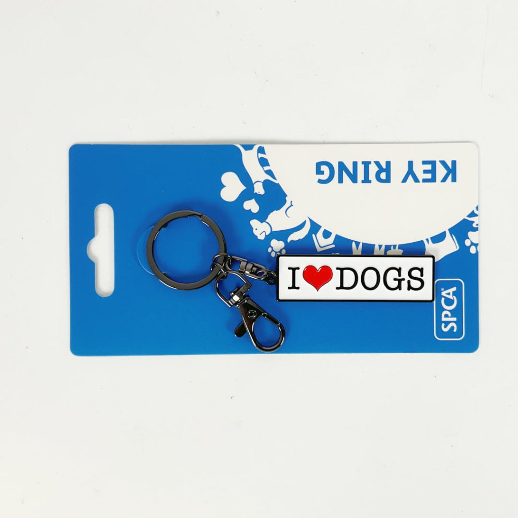 SPCA - KEY RING - I LOVE DOGS