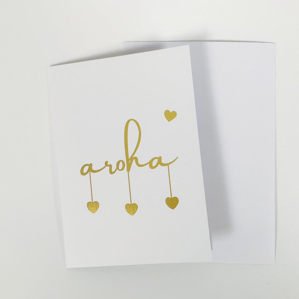 Tena Koe Greeting Cards - Aroha