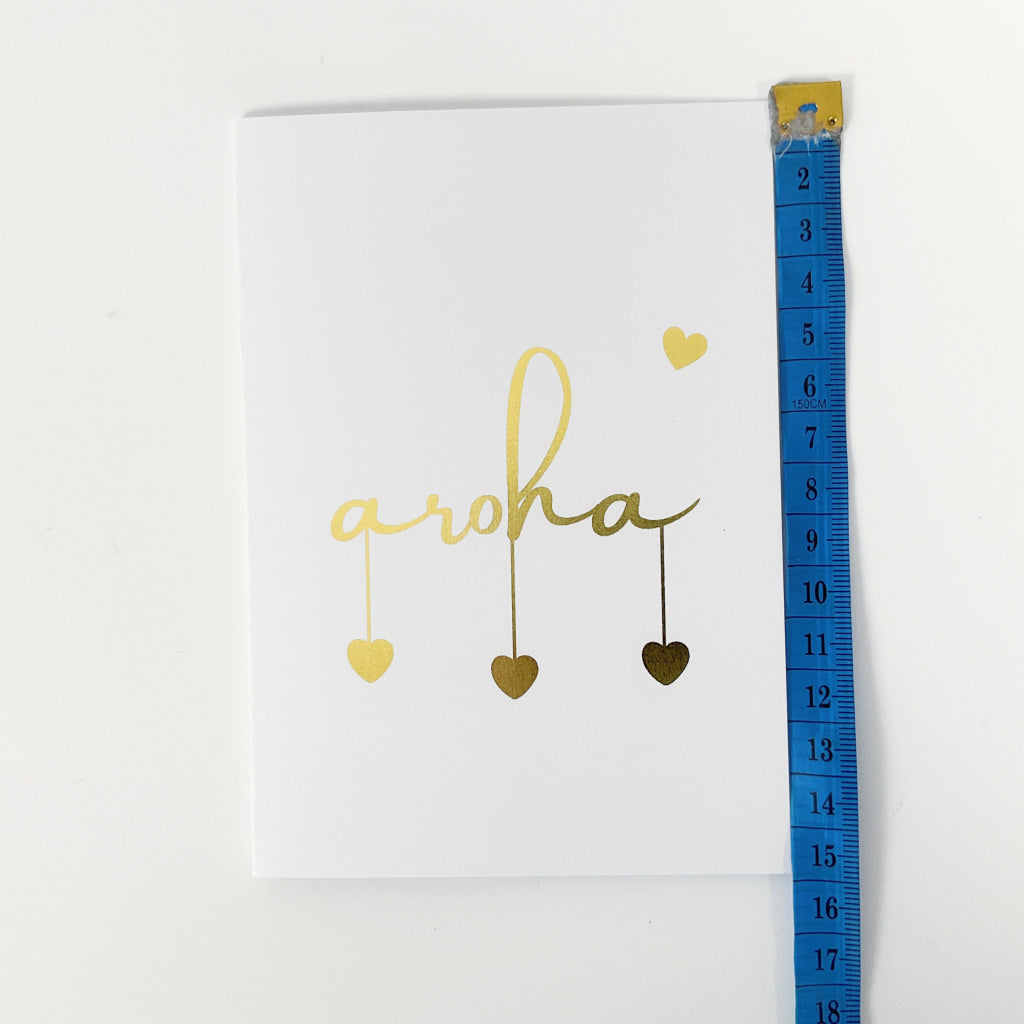 Tena Koe Greeting Cards - Aroha