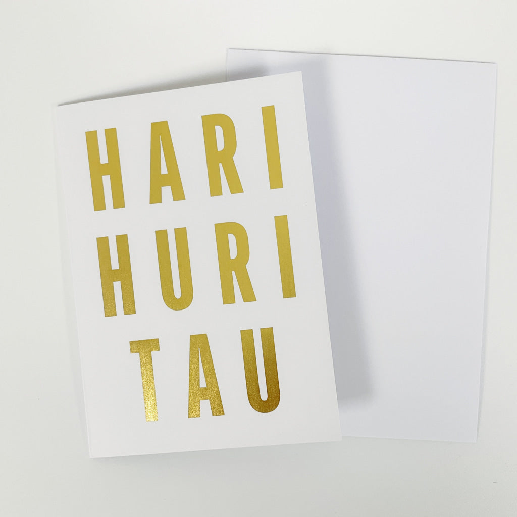 Tena Koe Greeting Cards - Hari Huritau