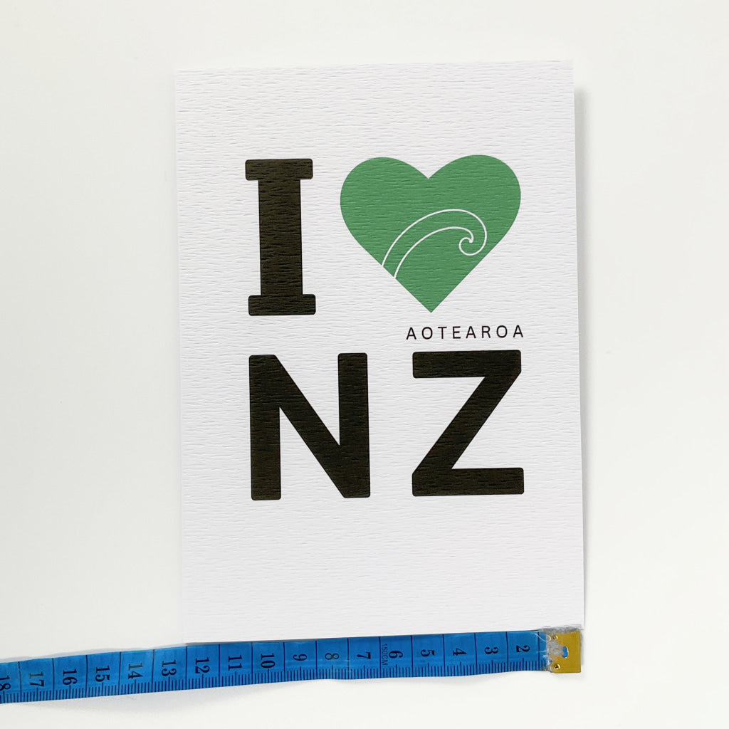 Tena Koe Greeting Cards - I Love Aotearoa