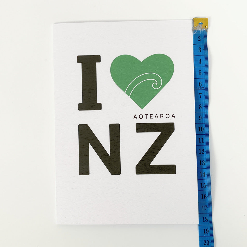 Tena Koe Greeting Cards - I Love Aotearoa