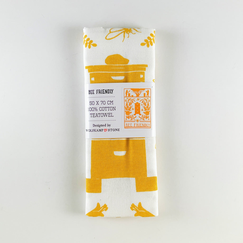 Wolfkamp & Stone - Bee Friendly Tea Towel