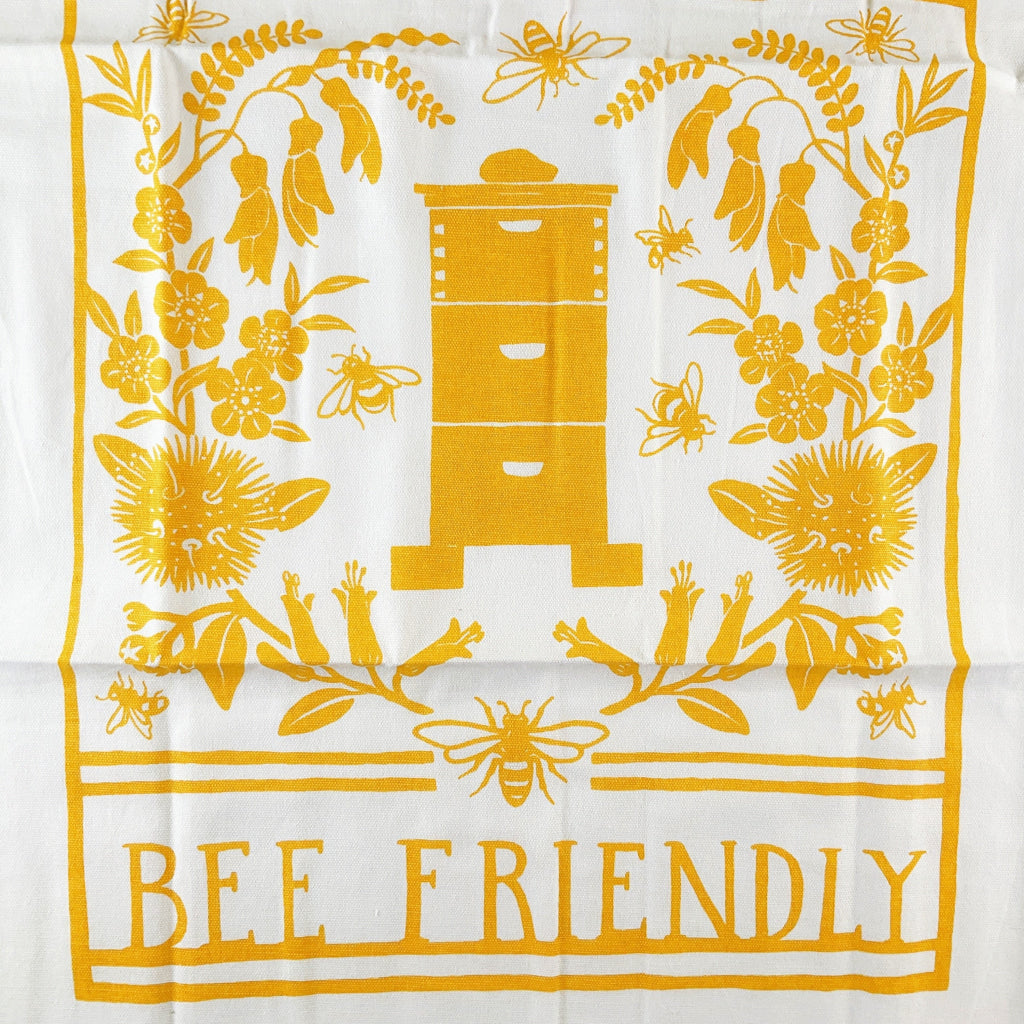 Wolfkamp & Stone - Bee Friendly Tea Towel