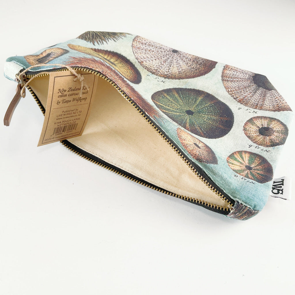 Wolfkamp & Stone - New Zealand Kina Cotton Canvas Pouch