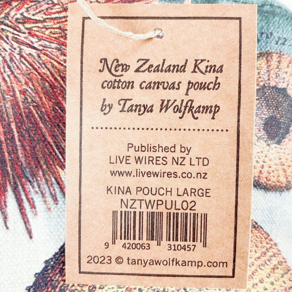 Wolfkamp & Stone - New Zealand Kina Cotton Canvas Pouch