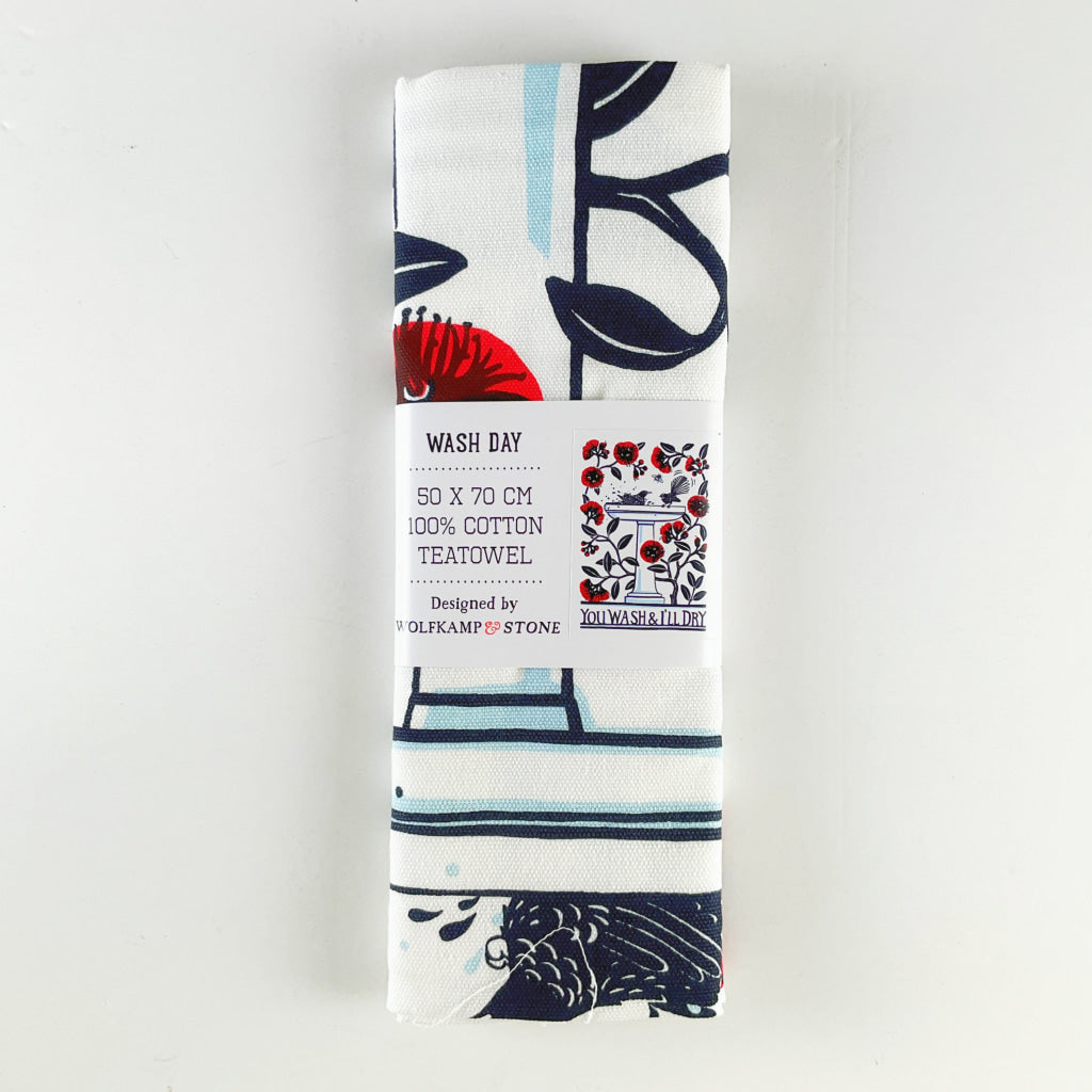 Wolfkamp & Stone - Wash Day Tea Towel