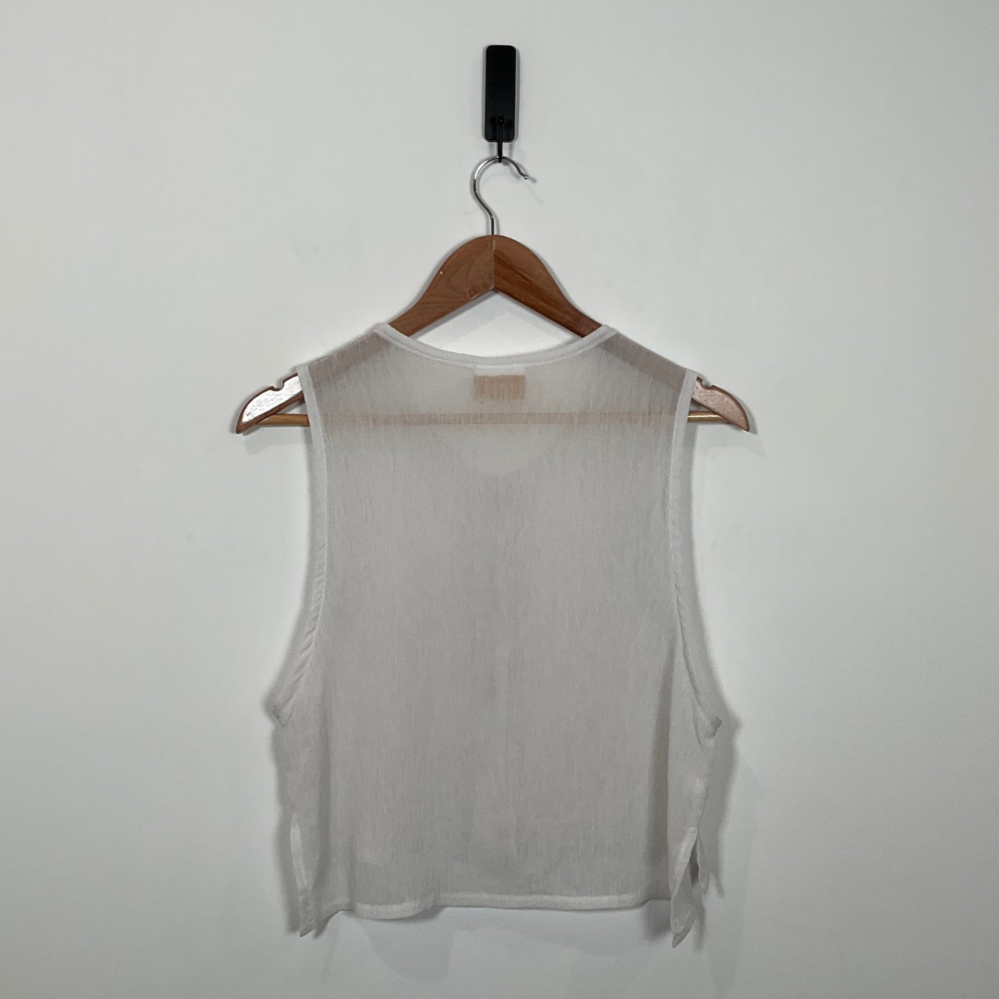Jess - Sheer White Top Shirts & Tops