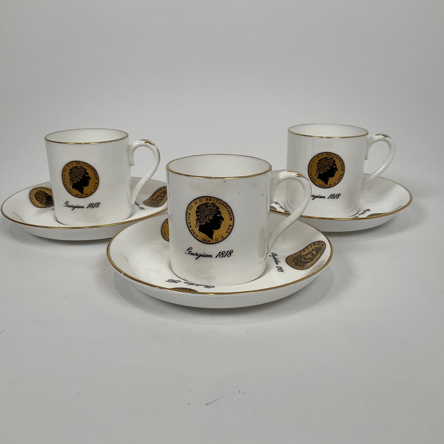 Crown Staffordshire - Cup and Saucer Set