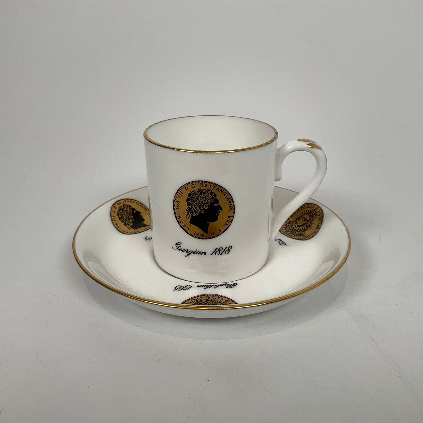 Crown Staffordshire - Cup and Saucer Set