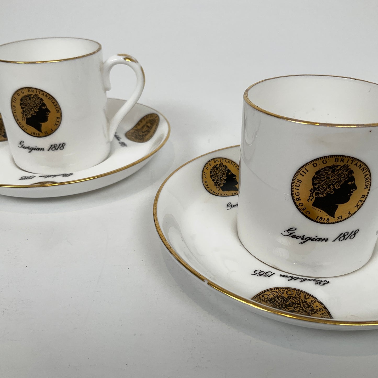 Crown Staffordshire - Cup and Saucer Set