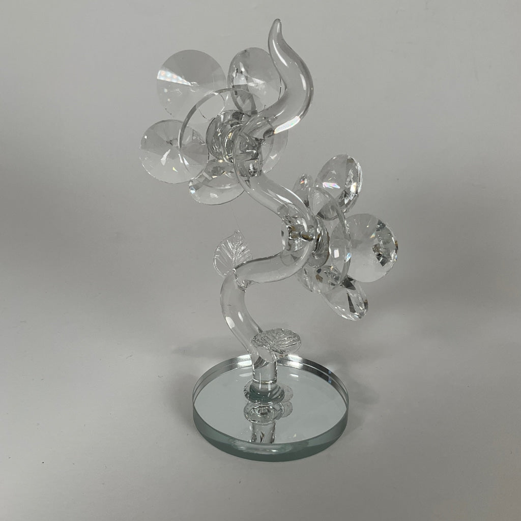 Flower Glass Ornament Sculptures & Statues