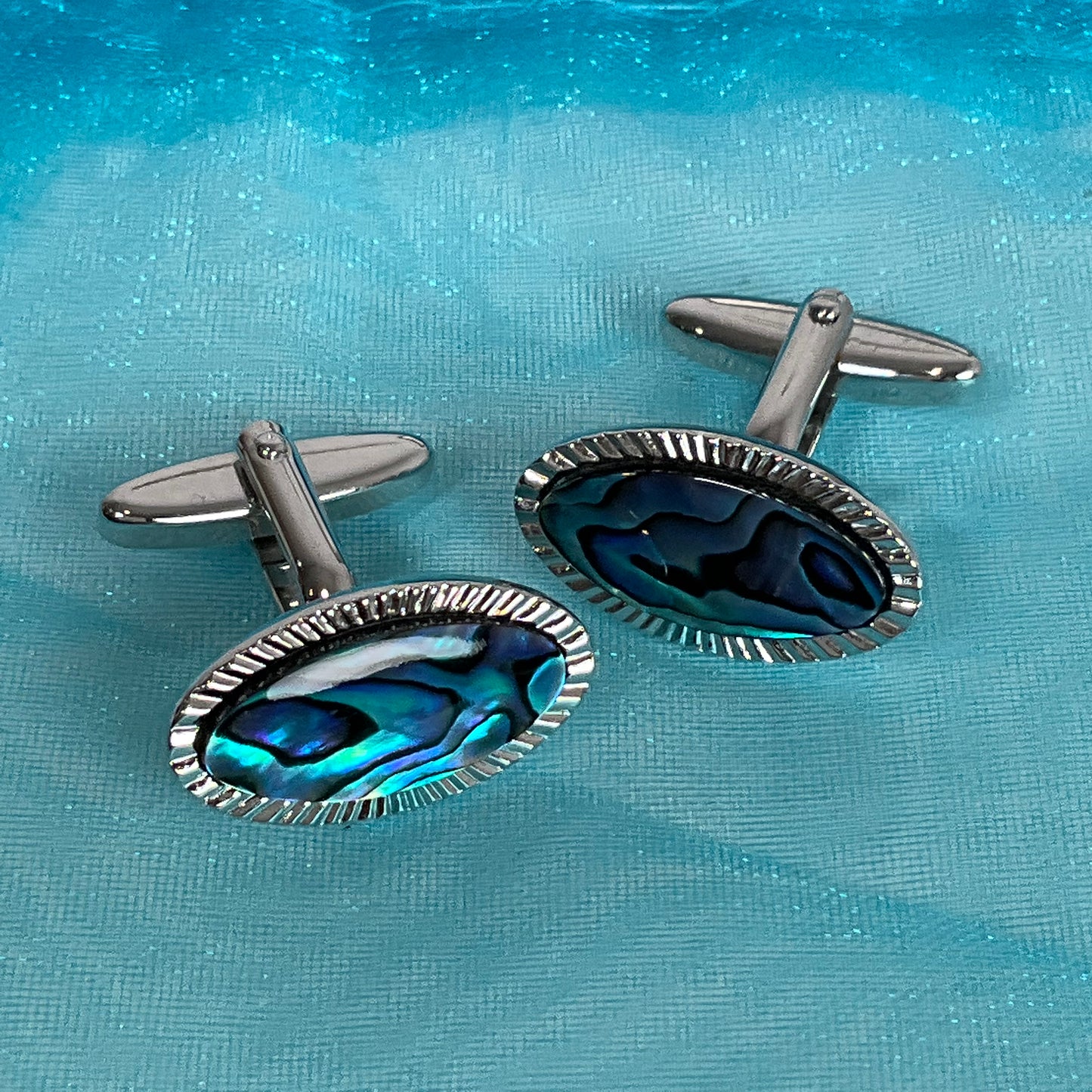 Aratika - Paua Shell Cufflinks