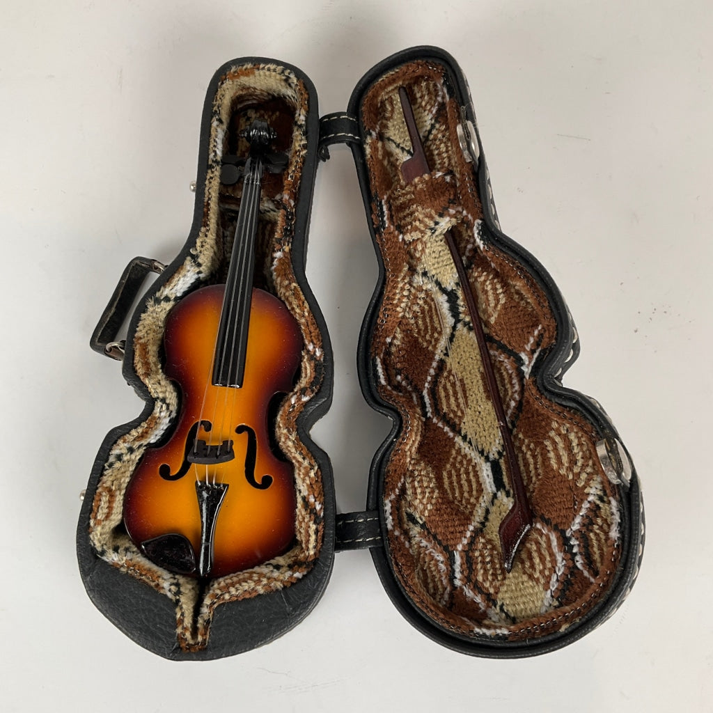 Miniature Cello in Case - Collectibles