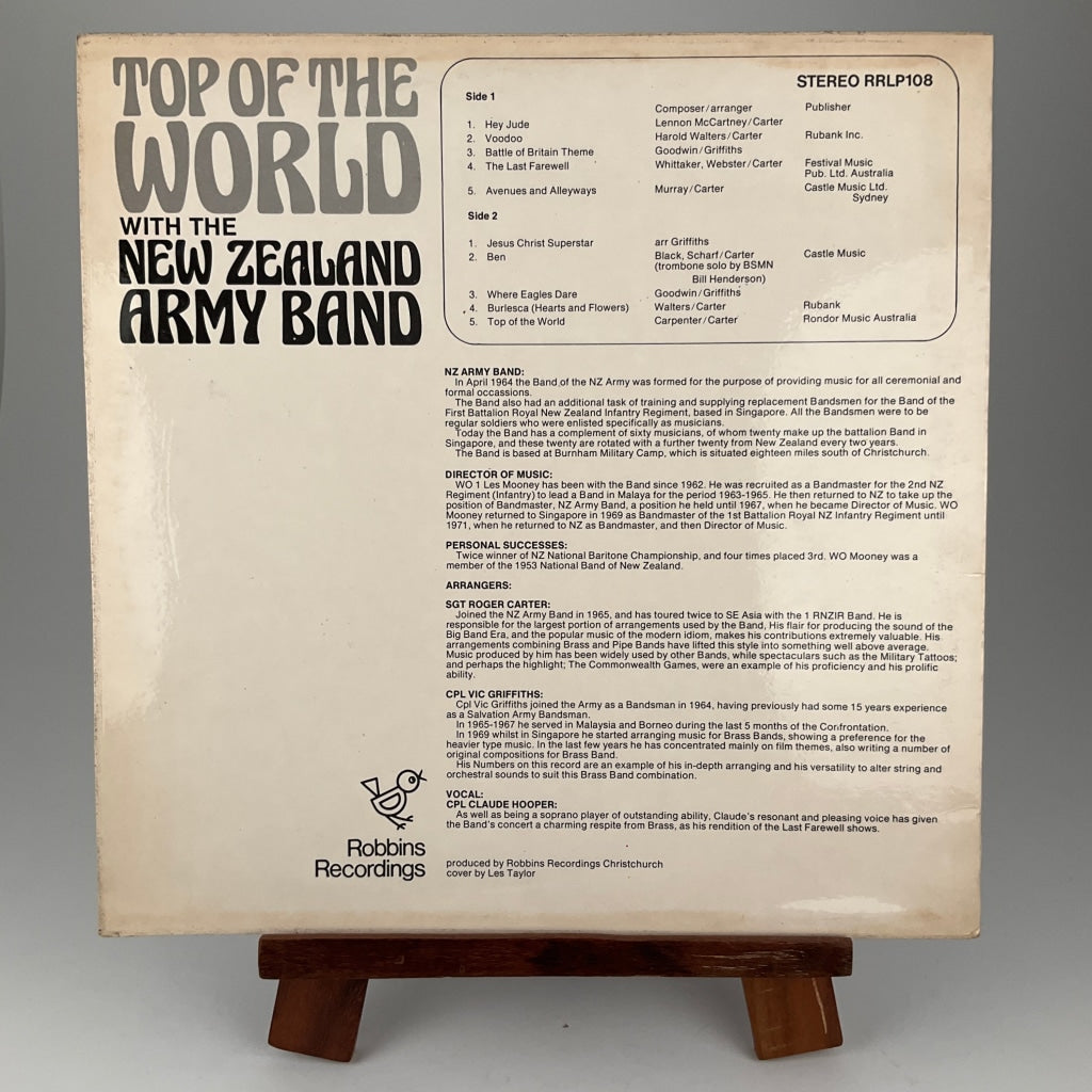 NZ Army Band - Top of the World