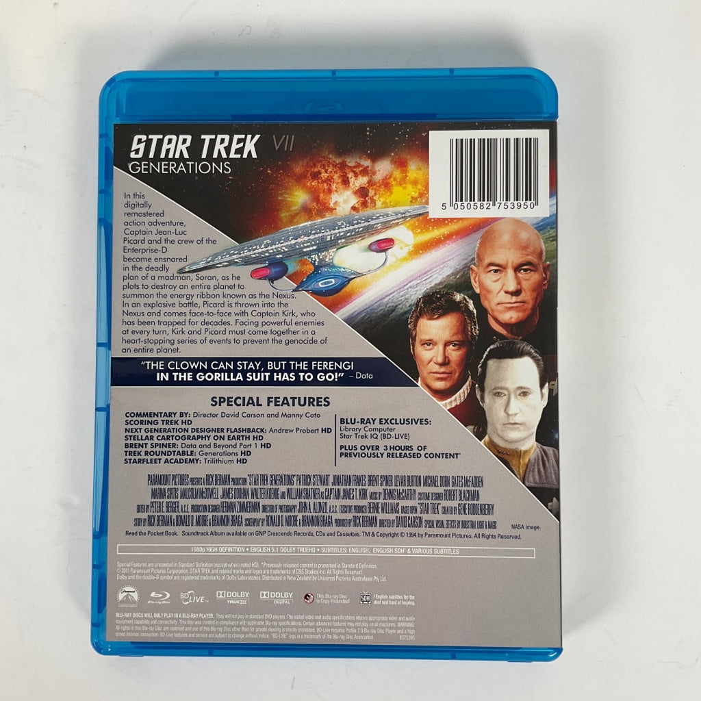 Paramount - Star Trek VII: Generations - DVDs & Videos