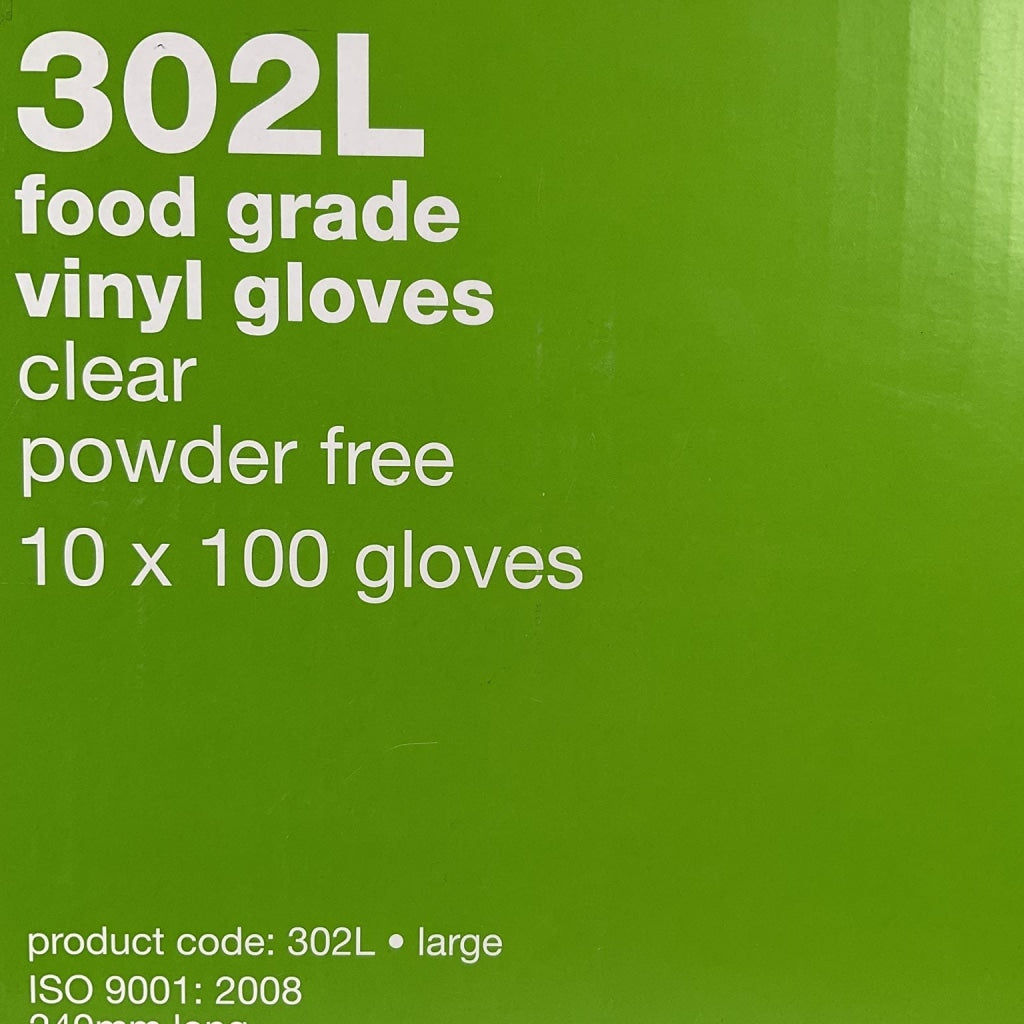 Pomona Selfgard Food Grade Vinyl Gloves L - Carton Disposable
